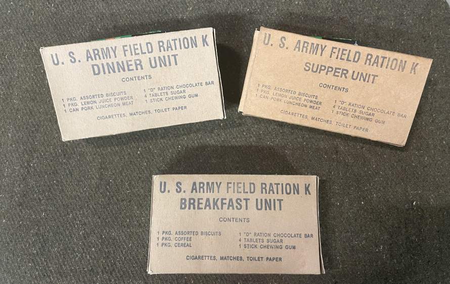 Army Rations Sign Food on the Frontlines | National Museum of the Pacific War
